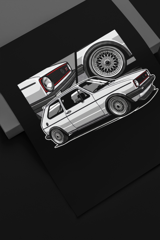 Playera VW Golf GTI MK1 | Ropa Retro