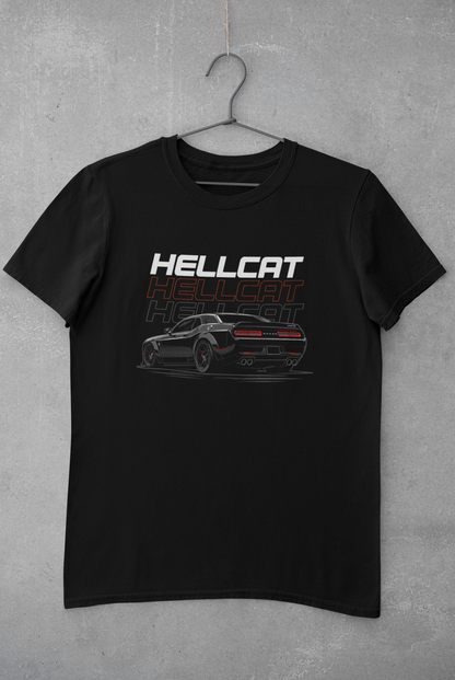 Playera Dodge Challenger Hellcat | Ropa Mopar Supercharged