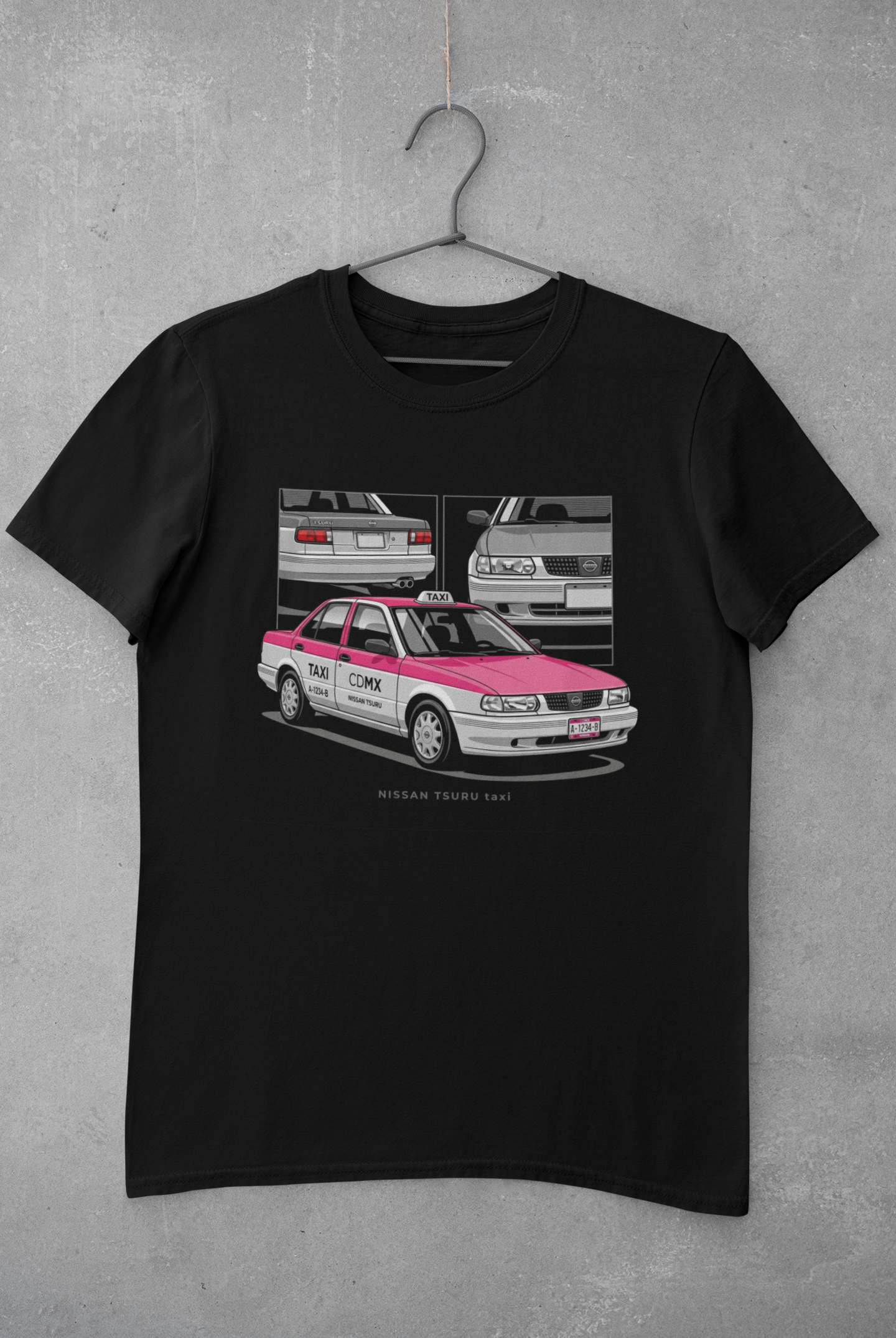 Playera Tsuru Taxi CDMX | Ropa Cultura Chilanga