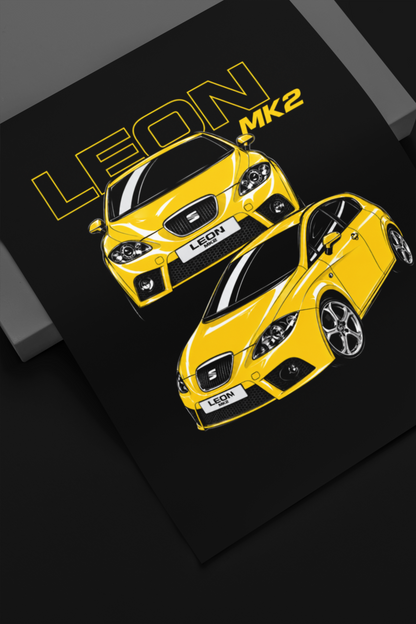 Playera SEAT León MK2 | Ropa Tuning