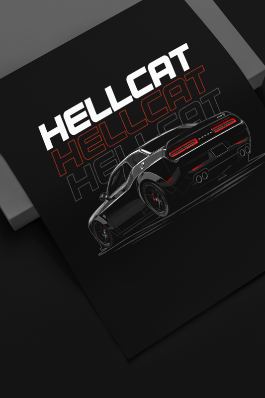 Playera Dodge Challenger Hellcat | Ropa Mopar Supercharged