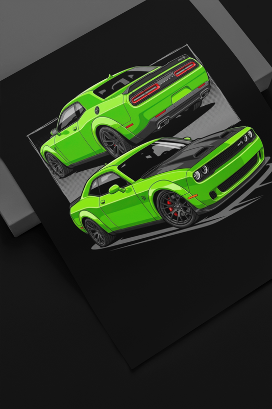 Playera Dodge Challenger Hellcat | Ropa Mopar