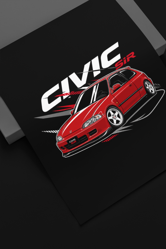 Playera Honda Civic SiR | Ropa JDM