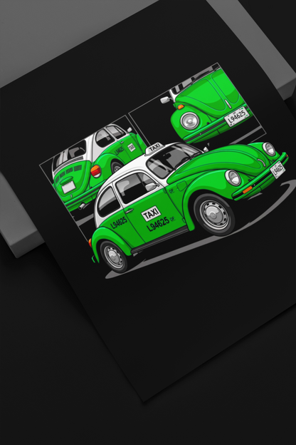 Playera Vocho Taxi DF