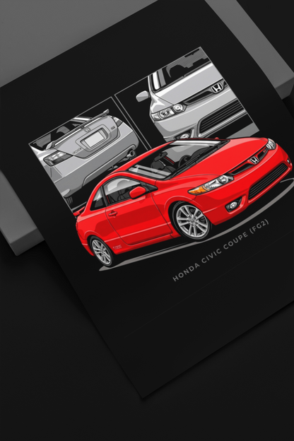 Playera Honda Civic Si  | Ropa JDM Estilo