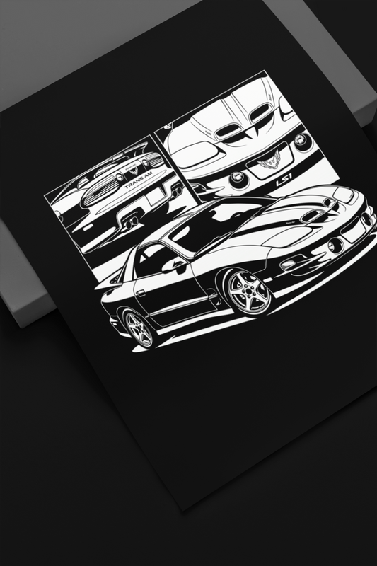 Playera Pontiac Trans Am 1998 | Ropa Muscle Car V8 LS1 WS6